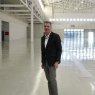 El director de la Feria de Valladolid Alberto Alonso, presenta las obras de mejora realizadas en el pabellón 3 del recinto ferial