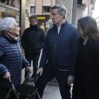 Alberto Núñez Feijoo participa en un acto de campaña junto a la cabeza de lista por Soria Rocío Lucas.