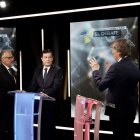 Carlos Pollán, Alfonso Fernández Mañueco y Carlos Martínez, en el debate de este jueves.