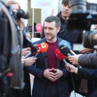 El ministro de Derechos Sociales, Pablo Bustinduy, durante su visita a Valladolid.