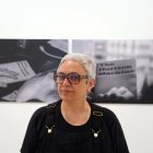 La artista vallisoletana Dora García en el Museo Patio Herreriano.