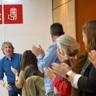 El secretario regional del PSOECyL Carlos Martínez preside la reunión de la Ejecutiva Autonómica