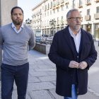 Ignacio Garriga y Carlos Pollán en un acto de la campaña electoral.
