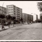 Plaza de la Virgen del Carmen al límite con Villanueva a la derecha en los años 60