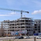 Edificio en construcción en la zona sur de la capital vallisoletana.