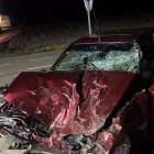 Estado en el que quedó el Renauit Mégane del fallecido en accidente de Íscar.