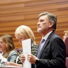 El procurador del PP por Segovia y nuevo presidente de las Cortes, Francisco Vázquez