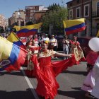 Celebración de la procesión extraordinaria en honor a Santo Toribio de Mogrovejo por el barrio de Las Delicias.