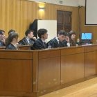 Las defensas en el caso ataúdes en una nueva vista del juicio.