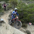 Martín Pérez, subido a su moto.