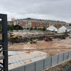 Situación actual de los terrenos que anteriormente estaban ocupados por la estación Gourmet y donde se construirá el aparcamiento subterráneo
