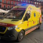 Una ambulancia en Valladolid.