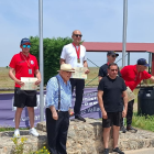Podio del campeonato de España de skeet.