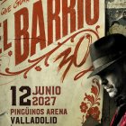 Concierto de El Barrio anunciado para el 12 de junio de 2027 en Valladolid.