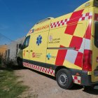 Imagen de una ambulancia estacionada