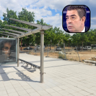 Parada de Auvasa en El Peral sin información de autobuses