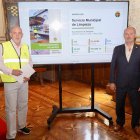 José María Pérez Concellón y Alberto Cuadrado en la presentación de la memoria.