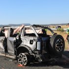 Accidente en la A-67 en el que falleció Iván Sanz, Irene Garijo y sus dos hijos de 17 y 14 años