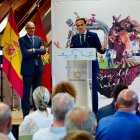El presidente de la Diputación de Valladolid, Conrado Íscar, durante la presentación