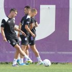 Entrenamiento del Real Valladolid en los Anexos.