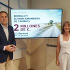 El presidente de la Diputación de Valladolid, Conrado Íscar, presenta la convocatoria para la mejora y conservación de caminos agrícolas