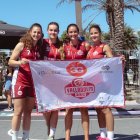 Sección femenina del 3G Valladolid 3x3 en Vigo.