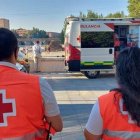 Voluntarios de Cruz Roja en un dispositivo especial en Valladolid