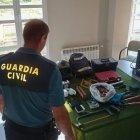 Objetos recuperados de los robos realizados por el detenido