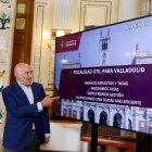Carnero durante la rueda de prensa de la Junta de Gobierno Local de Valladolid.
