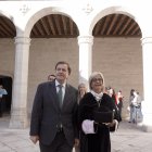 El presidente de la Junta, Alfonso Fernández Mañueco, participa en el acto de apertura del Curso Académico 2026-2027 de la UVa junto a rectora de la Universidad de Valladolid, Pilar Garcés