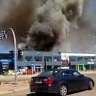 Incendio en un concesionario de vehículos en Zaratán