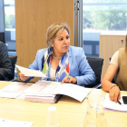 La vicepresidenta y consejera de Empleo, Rosa Valdeón, presidió ayer la reunión del Consejo General de Empleo.-ICAL