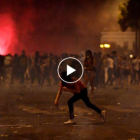 Disturbios, saqueos y un muerto en Francia en la celebración del Mundial. /-EL PERIÓDICO