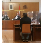 El acusado, durante el juicio celebrado este lunes en la Audiencia de Valladolid. - EUROPA PRESS.