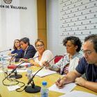 Pilar Vicente,Agapito Hernández, Teresa López, Esther Mínguez y Héctor Gallego, ayer en la Comisión.-EL MUNDO