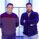 Natán Espinosa y Miguel Ángel Gómez, representantes de la asociación Jusapol.-J. M. LOSTAU