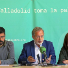 Alberto Bustos, Manuel Saravia y María Sánchez.-ICAL