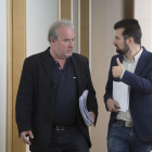 El portavoz socialista, Luis Tudanca, y el portavoz de Hacienda, José Francisco Martín, presentan las enmiendas parciales a los Presupuestos Generales de la Comunidad 2017 y su repercusión en Castilla y León-ICAL