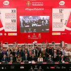 Foto de grupo de los participantes en el XII Concurso Nacional de Pinchos y Tapas Ciudad de Valladolid-ICAL
