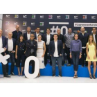 Los profesionales del canal #0 de Movistar+ para la temporada 2016-2017 posa en el Festival de Televisión de Vitoria.-MOVISTAR+