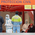 Hospital Clínico de Valladolid durante la pandemia del coronavirus. -JUAN MIGUEL LOSTAU.