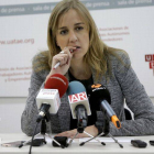 La exdiputada de IU Tania Sánchez, el pasado marzo.-Foto: JOSÉ LUIS ROCA