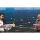 Luis Tudanca y Francisco Igea, en un momento del debate.-ICAL