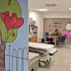 Urgencias del Hospital Clínico Universitario de Valladolid, decorada con motivos infantiles-ICAL