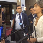 Isabel García Tejerina a la entrada del Consejo de ministros de agricultura de la UE este lunes.-E. M.