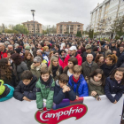 Concentración de los trabajadores de Campofrío en el lugar donde nació este grupo agrolimentario bajo el lema 'Que nadie ni nada nos cambie nuestra manera de vivir'-Ical