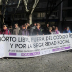 Concentración en apoyo de la activista asturiana demandada.-EUROPA PRESS