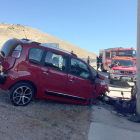 Accidente de tráfico en la A-50 a la altura de Peñalba de Ávila, en el que ha fallecido una persona.-ICAL