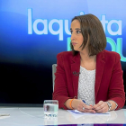 Pilar Vicente durante ‘La Quinta Esquina’, programa emitido en La 8 Valladolid.-PHOTOGENIC / PABLO REQUEJO