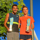 SaúlOrdóñez y Blanca Fernández de la Granja posan con sus premios.-El MUNDO